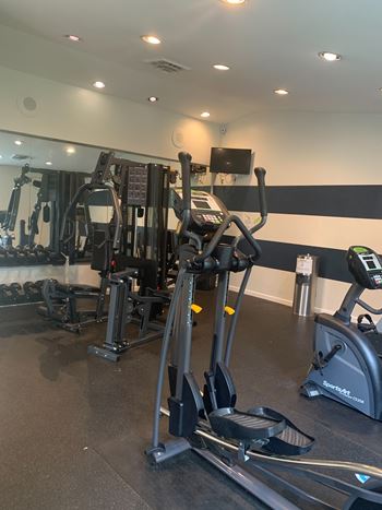 Two level fitness center